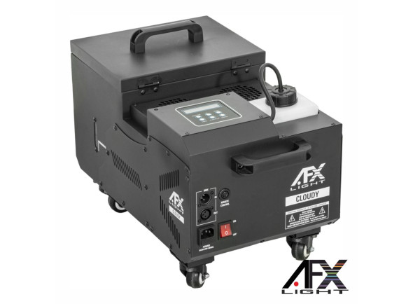 Afx Light Máquina de Fumos Low Fog 1500W LCD DMX Comando CLOUDY Afx Light Máquina de Fumos Low Fog 1500W LCD DMX Comando CLOUDY